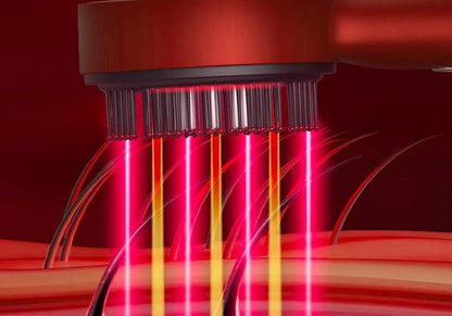 630nm red light reaching the follicle root