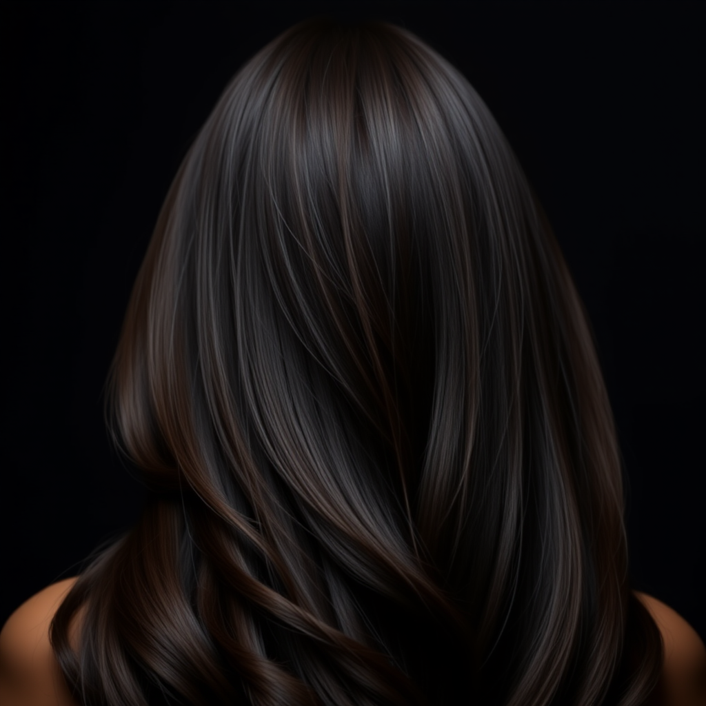 Healthy glossy hair, the result of consistent scalp care