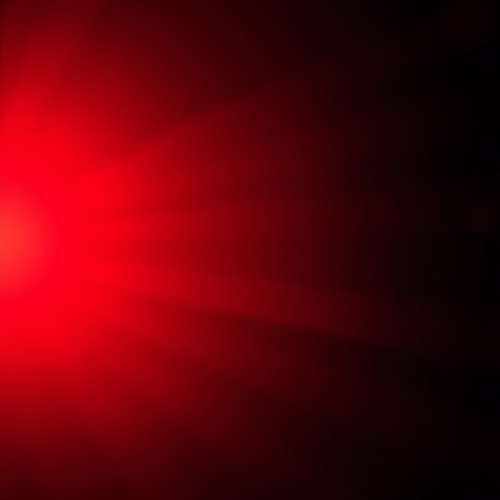 Warm therapeutic red light